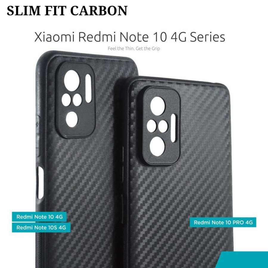 CASE XIAOMI REDMI NOTE 10 / NOTE 10 PRO Softcase Carbon Ultrathin Slim Fit Case