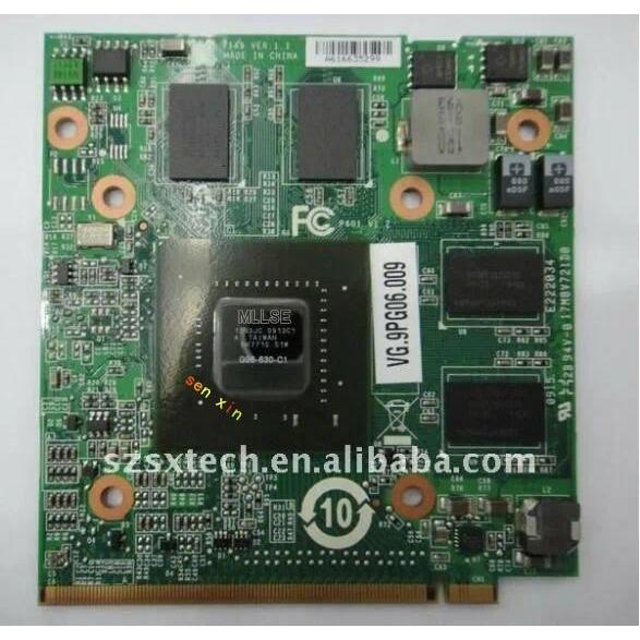 100% New 9600M GT MXM II,DDR2,1024MB  G96-630-C1 VG.9PG06.009 VGA CARD