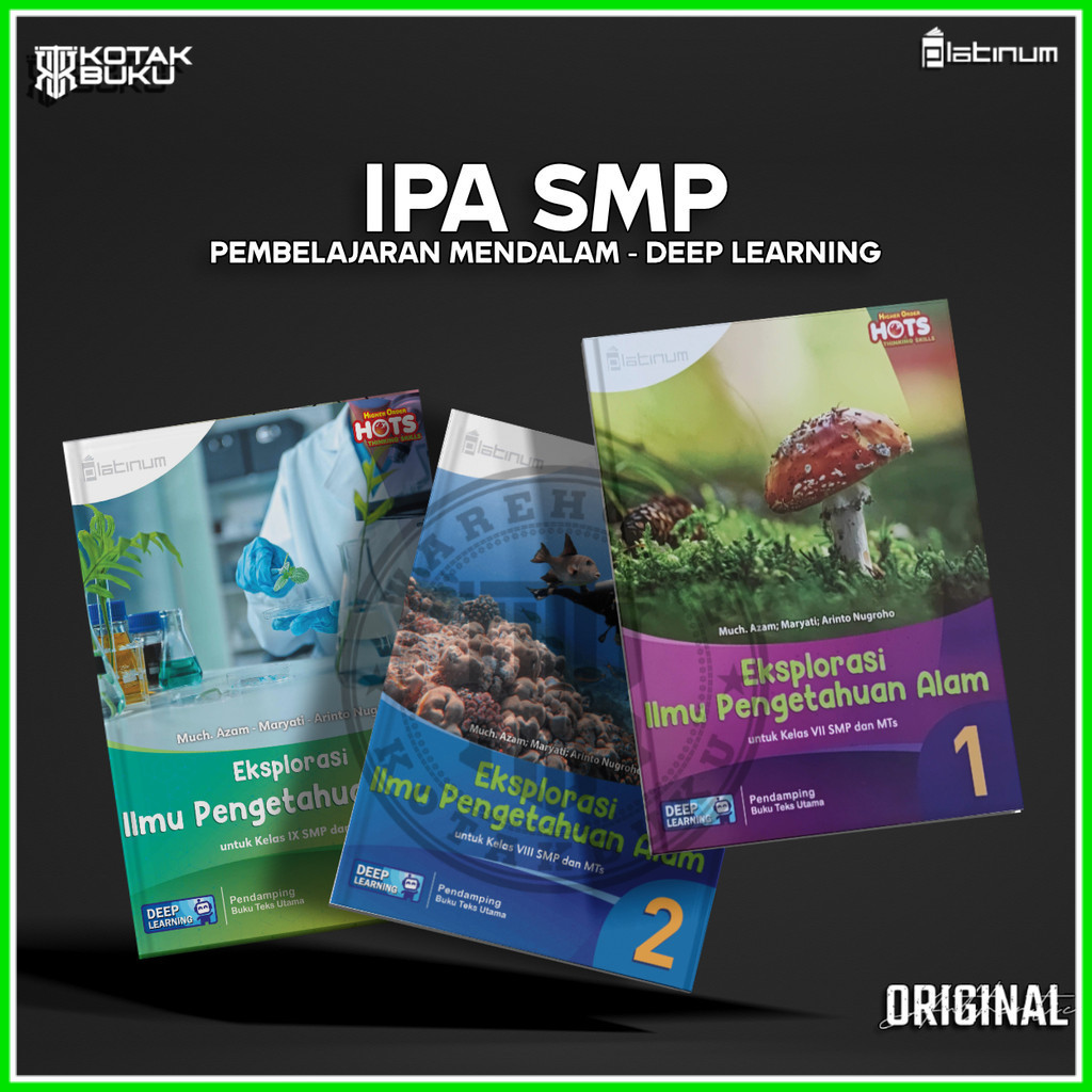 [ TS ] Buku IPA kelas 7 8 9 SMP Deep Learning / IPA SMP / Platinum 2026
