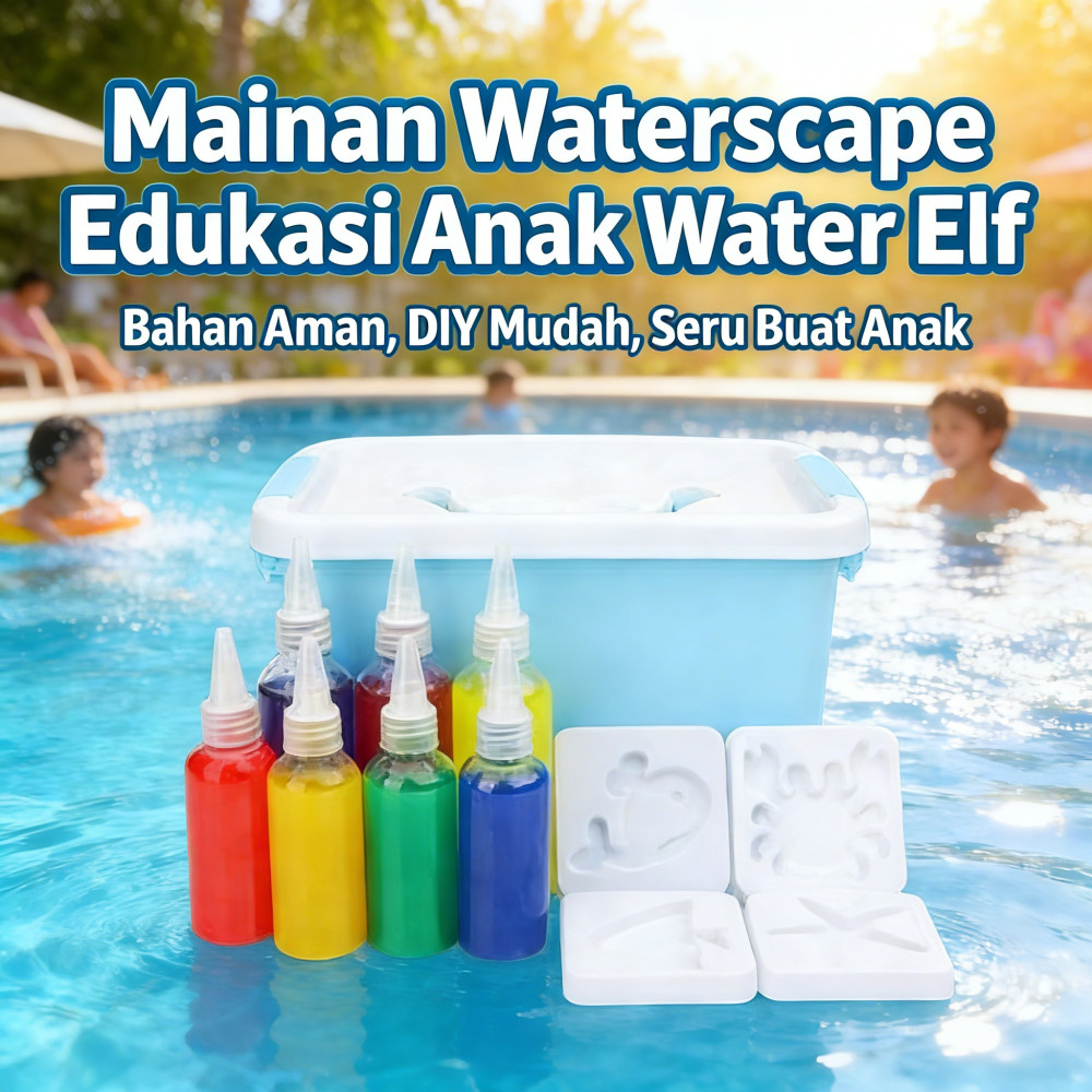 Jelly Mainan Anak Water Edukasi Toy Elf Elves Magic Waterscape Magic Diy Water