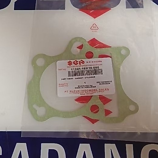 PAKING GASKET BLOK SEHER SHOGUN FL 125 PAKING BLOK SEHER SUZUKI SHOGUN FL 125 ORIGINAL SGP