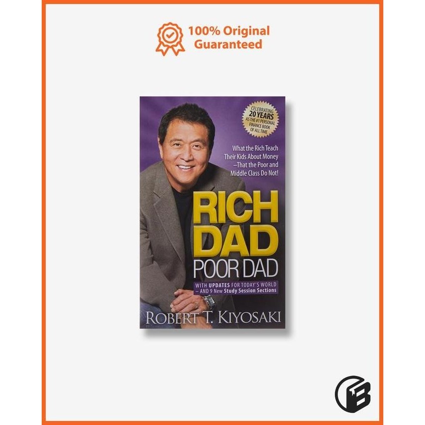 anjis_olshop - buku import rich dad poor dad by robert kiyosaki (original paperback)