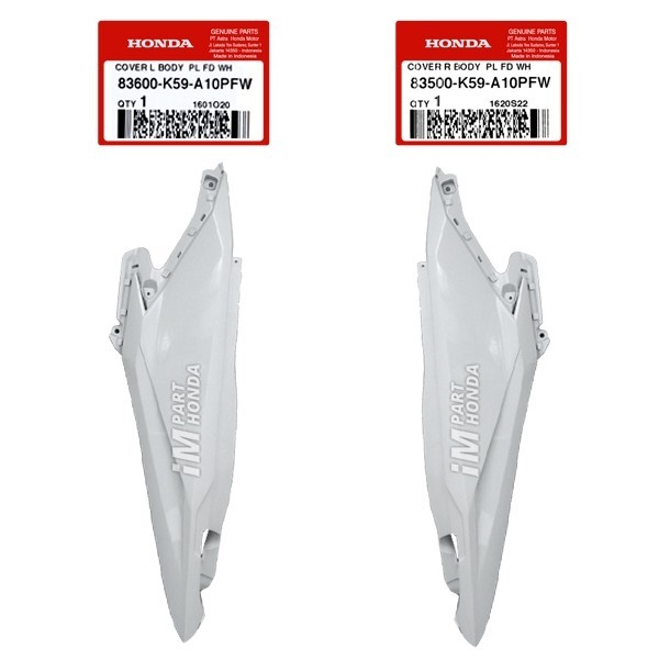 [INSTANT SAMEDAY] 83500-K59-A10PFW 83600-K59-A10PFW Cover Body Kanan Kiri Vario 125 150 LED 2015 - 2