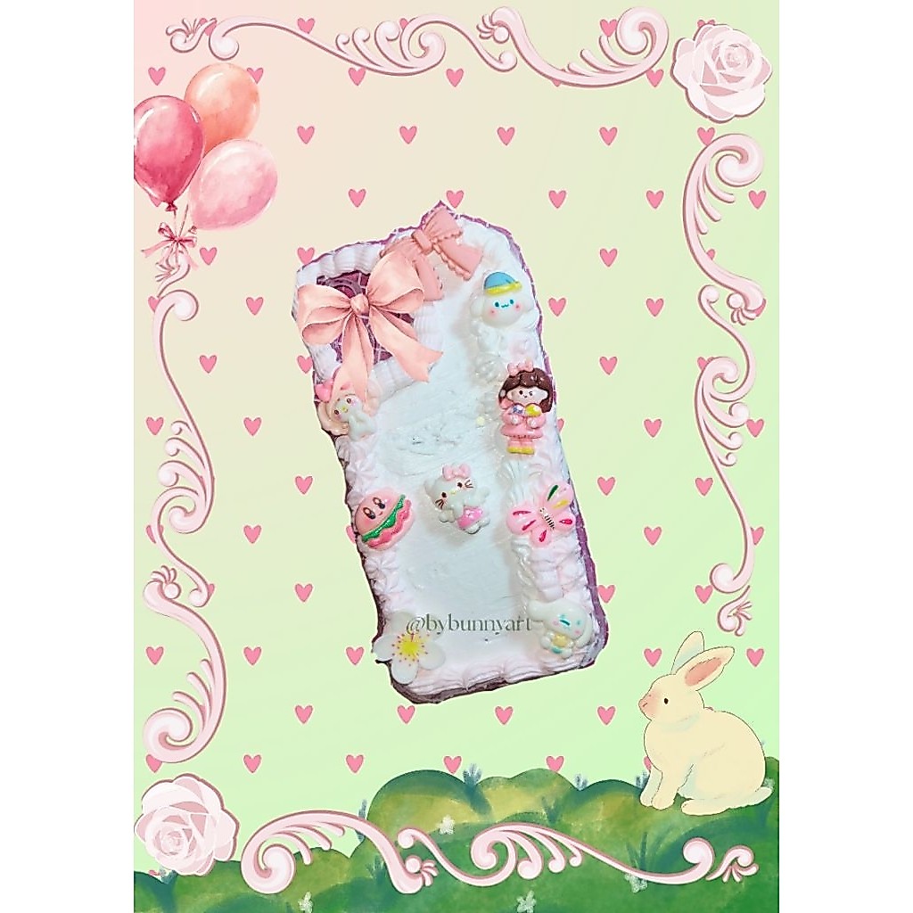 Decoden Phone Case | Pinky White (ByBunnyArt)