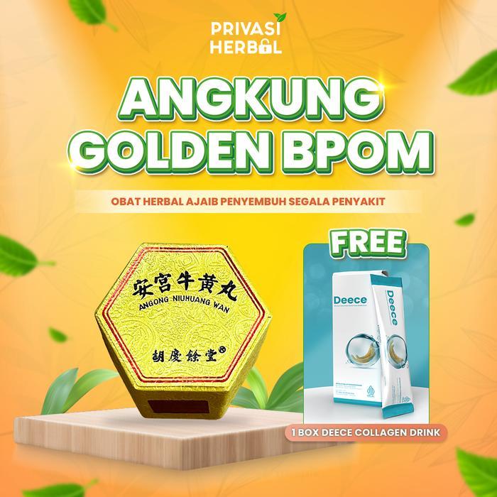 Angkung Golden BPOM Original Obat Stroke Herbal - 1 PCS + DC