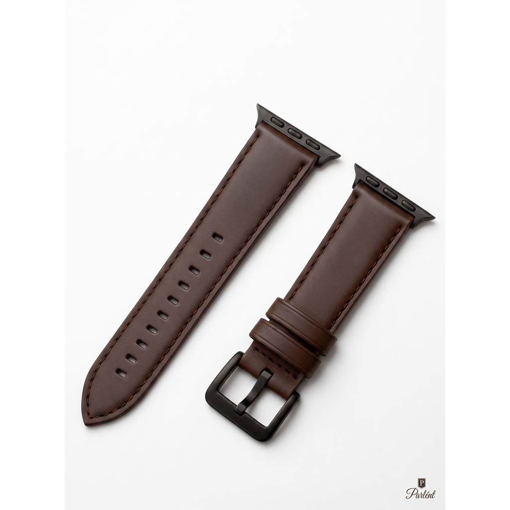 Parlent Strap Apple Watch - Full Grain Leather Patina – Magnetic Buckle, 42/44/45/49mm