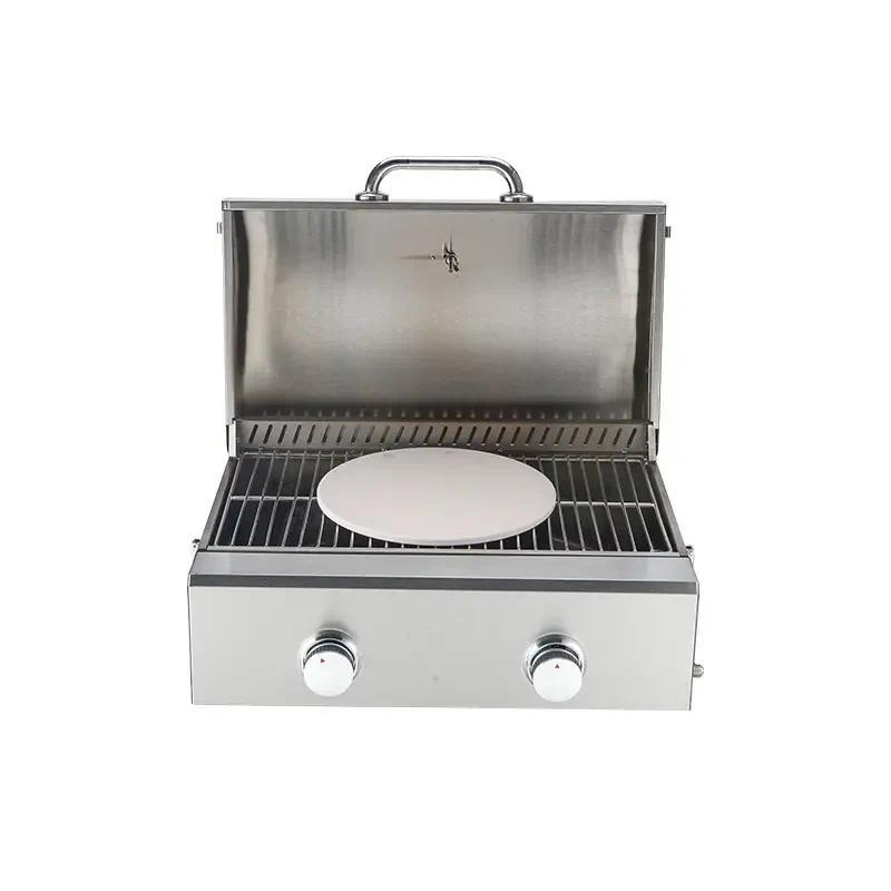 Oven Baking Tray Gas Pizza Oven Outdoor Barbecue Pizza Stainless Steel Barbecue Oven Mini for Baking