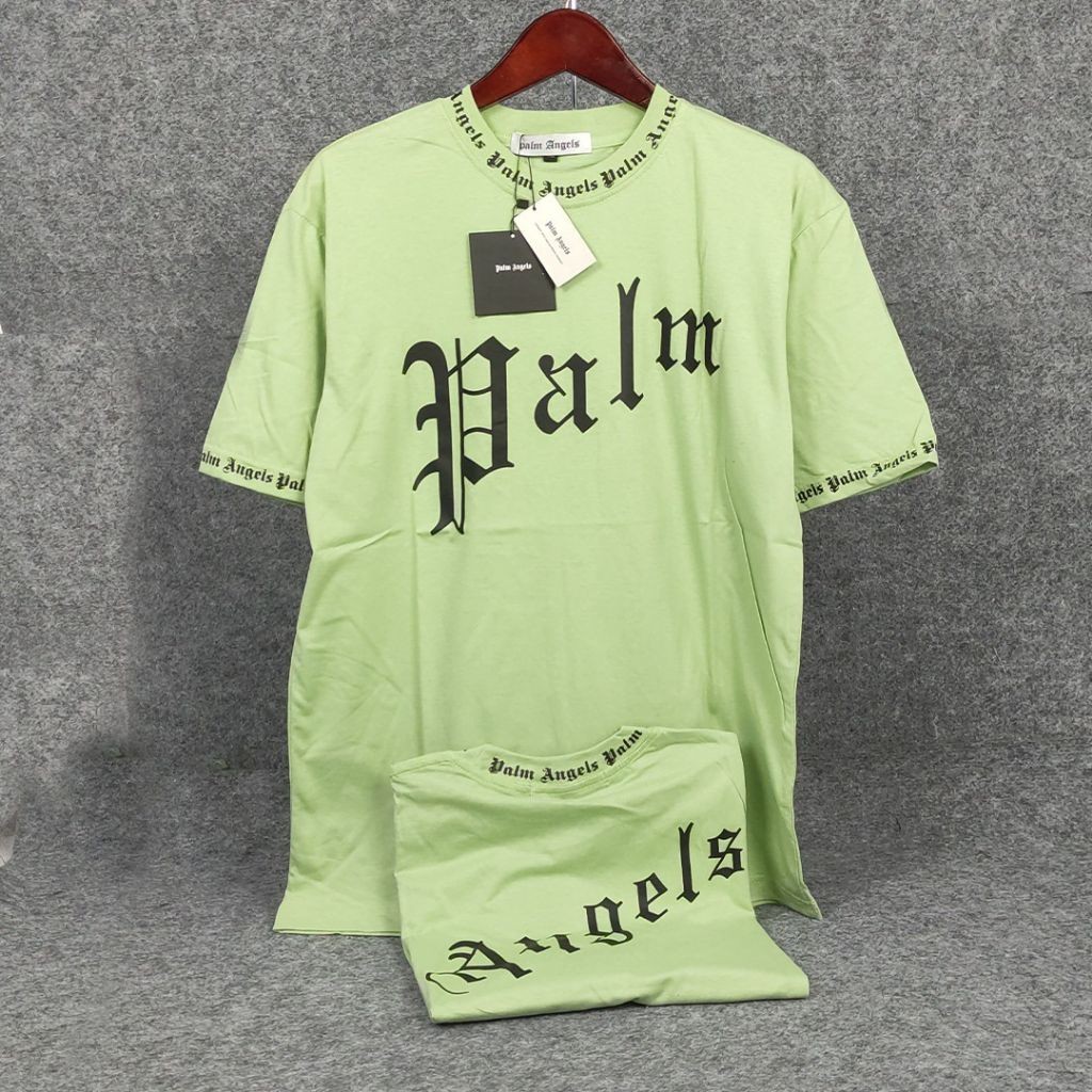 || BARU || ( PALM ANGELS )=>> T Shirt Branded Premium Mirror 100% Full Cotton Combed Grm Tebal 30s, 