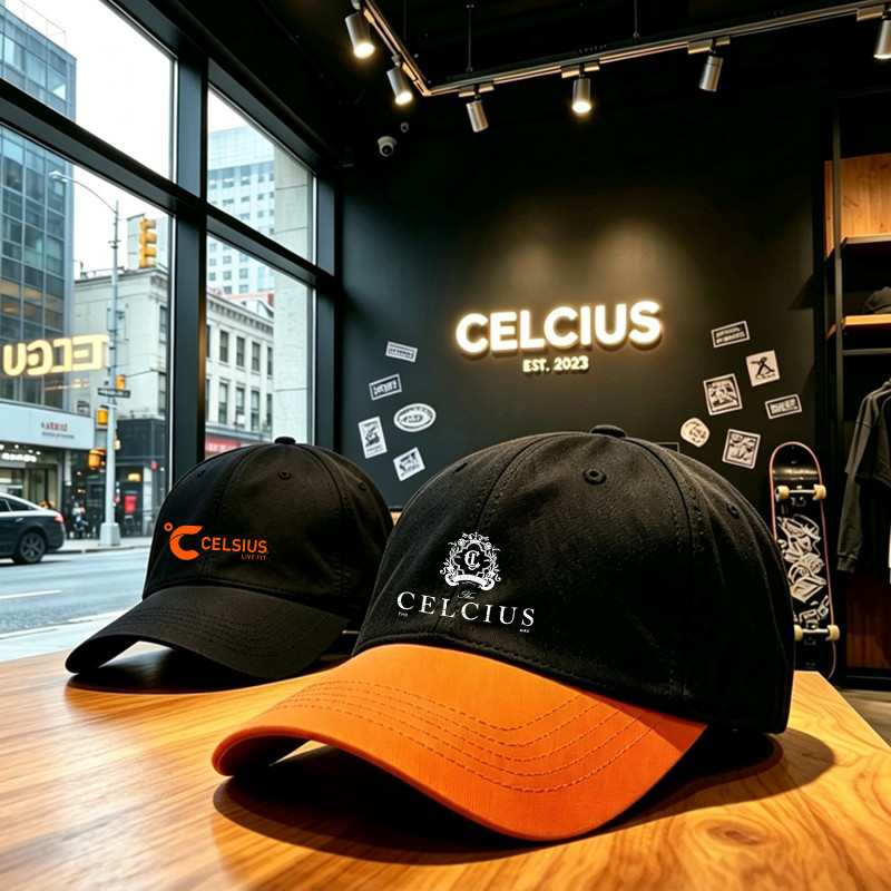 TOPI CELCIUS Terlaris 2026 Topi Baseball Unisex Hitam Putih Nyaman Dipakai Seharian Pria Wanita