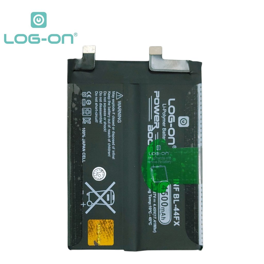 Log On - BL-44FX Untuk Infinix Note 12 VIP BL44FX Support Fast Charging - Kapasitas 4500mAh Power Bo