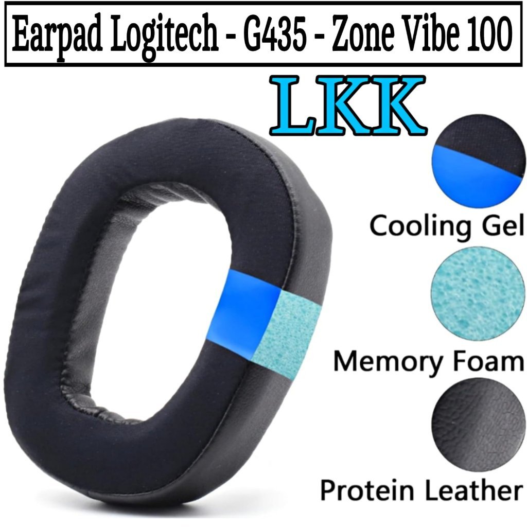 Bantalan Earcup Earpad Busa Headphone Logitech - G435 - G 435