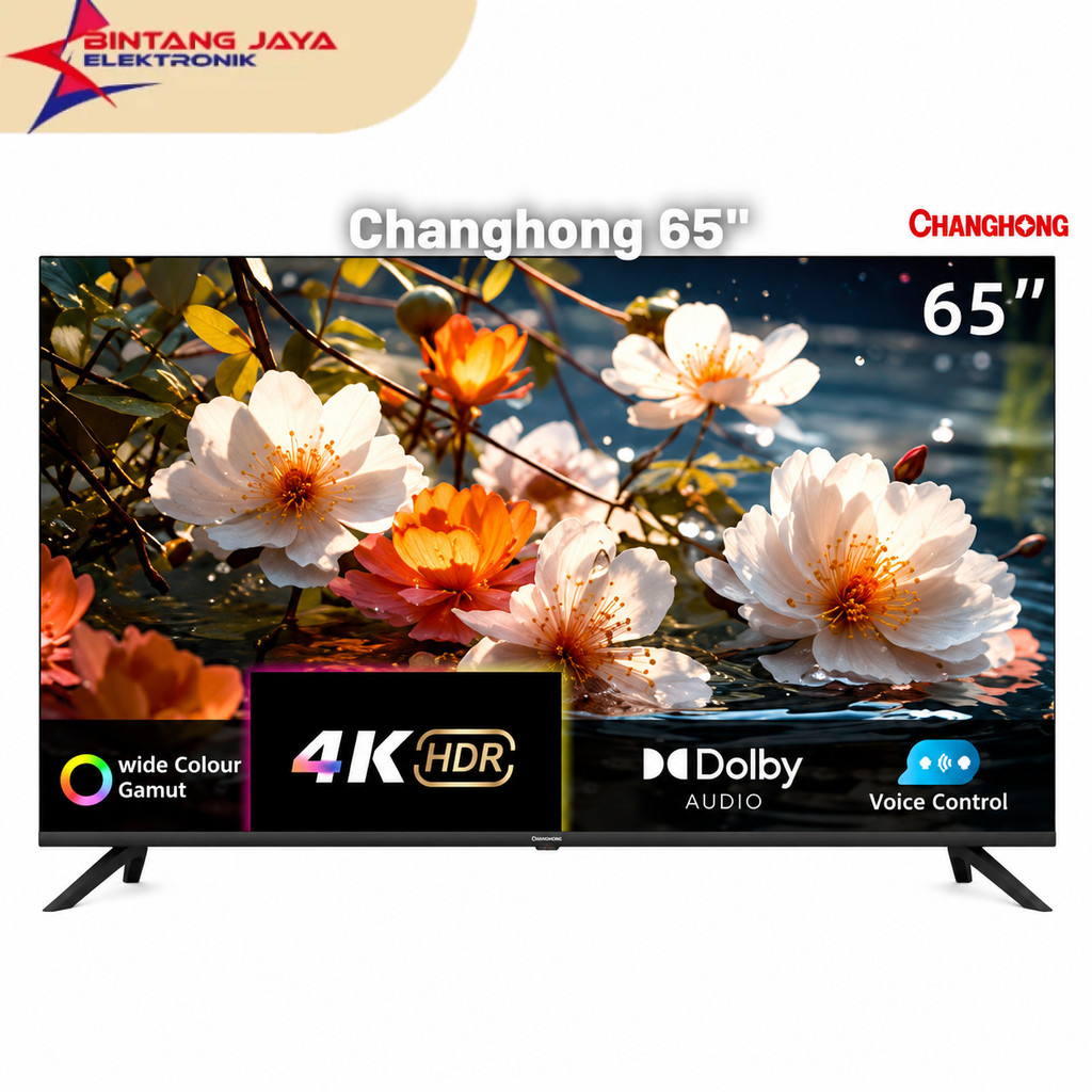 QLED TV CHANGHONG 65" U65QCN1 4K QLED Google TV