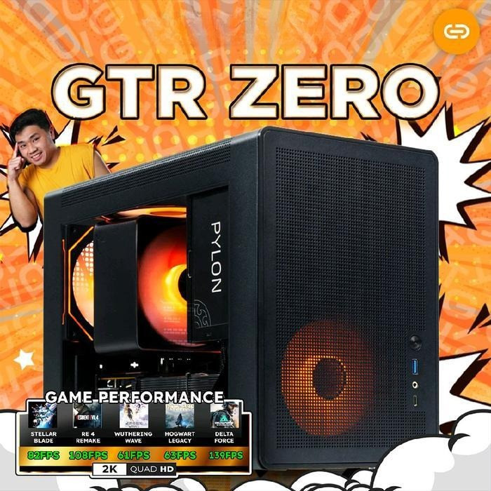 AGRES X GTID GTR ZERO RYZEN 7 5700X RTX 5060 8GB/ 32GB 1TB RAKITAN PC GAMING