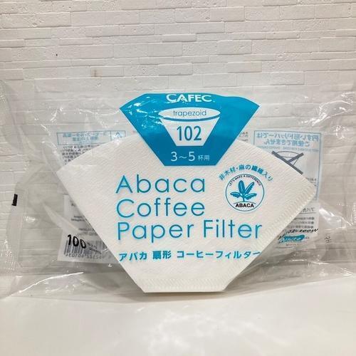 CAFEC AB-102 - 103 |Abaca Coffee filter saringan kopi Trapesium 100P - 102