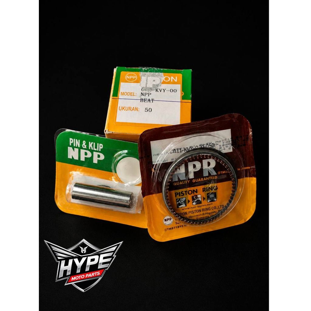 PISTON KIT SEHER BEAT KARBU (KVY) 50 NPP ORIGINAL NPP