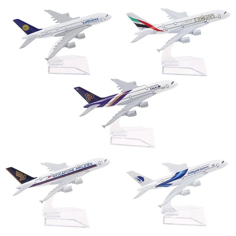 PROMO 15-16cm Pesawat Diecast Metal AIRCRAFT MODEL  A380 B747 B777 B737 A320 A340 A350 B787 A330