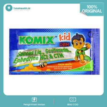 Komix Kids OBH PE / Sachet / Obat Batuk Herbal Anak