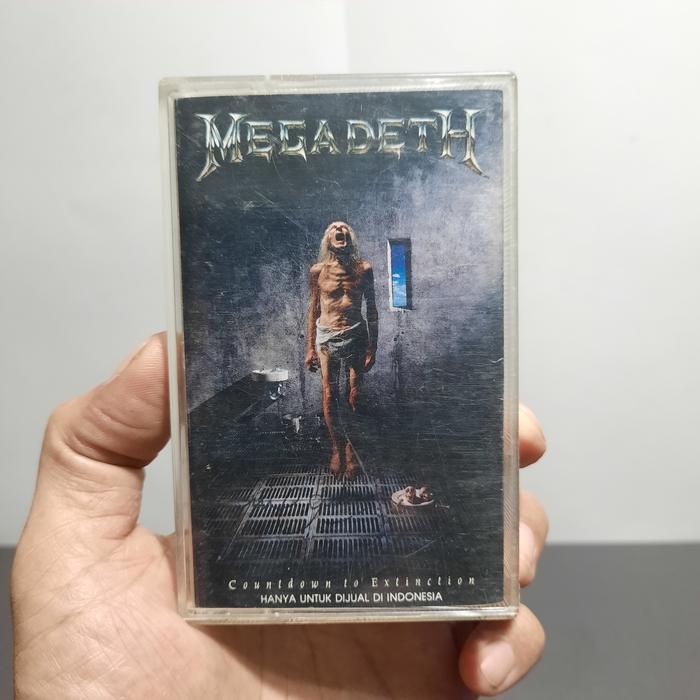 Kaset pita MEGADETH - countdown to extinction - capitol records 1992 - kaset lawas jadul memorable -