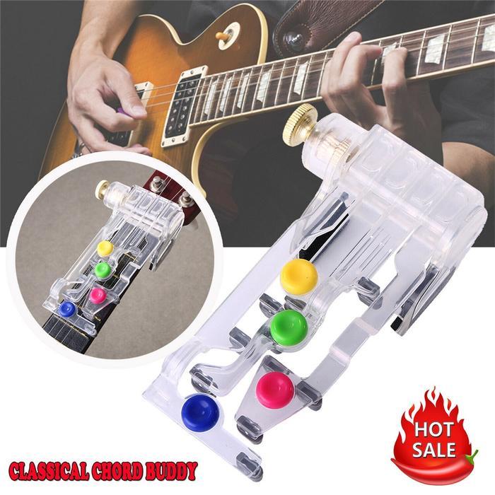 Classical Guitar Chord Buddy Learning System Teaching Aid Chordbuddy Accessory - As picture show
