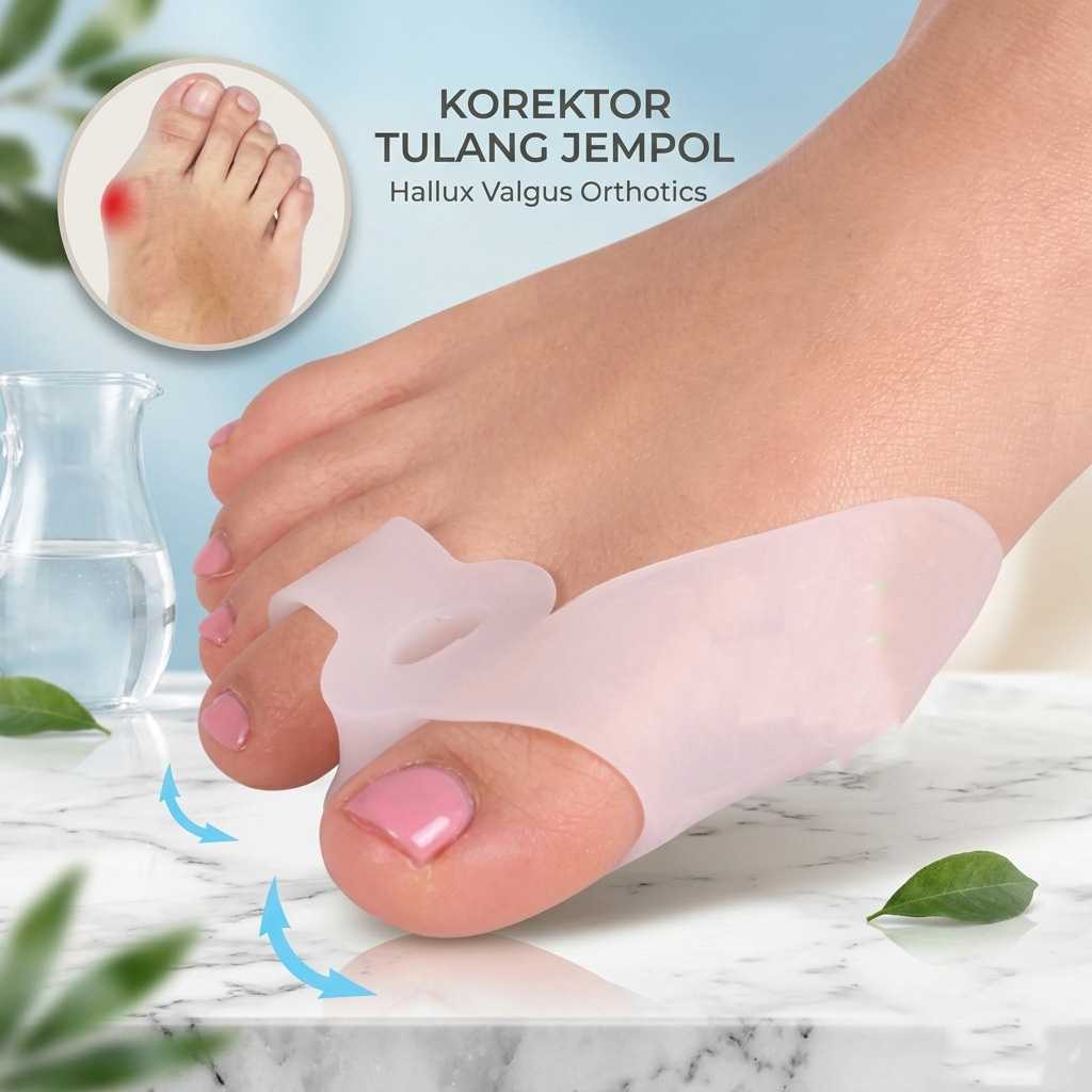 PUTIMI Sleeve Korektor Tulang Jempol Hallux Valgus Orthotics - FB13