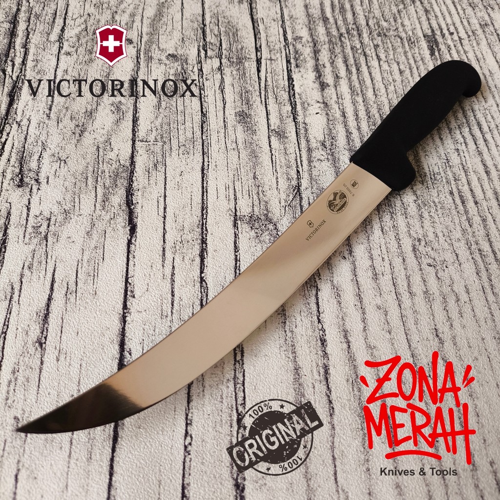 Butcher knife pisau sembelih victorinox 25 cm original swiss 5.7203.25