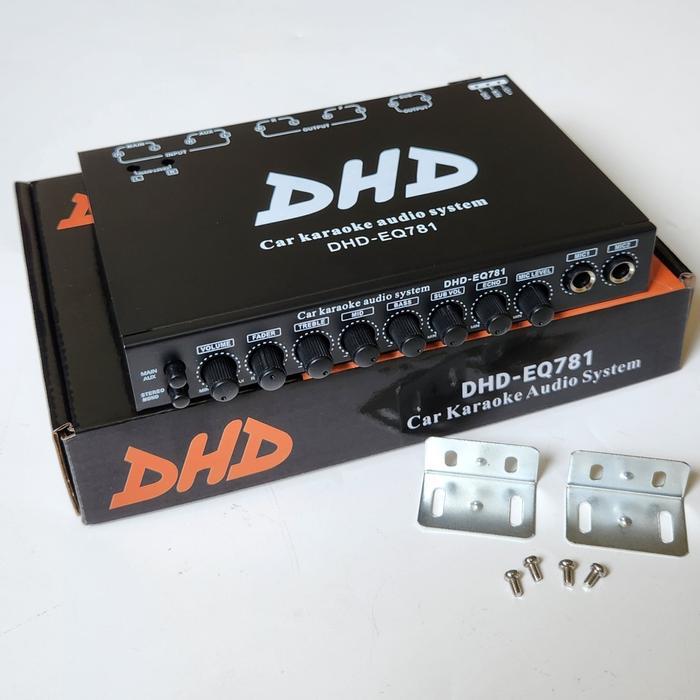 Preamp Parametric Equalizer Mobil Dengan Subwoofer Output Dan Karaoke DHD-EQ781 - DHD-EQ781 SAJA