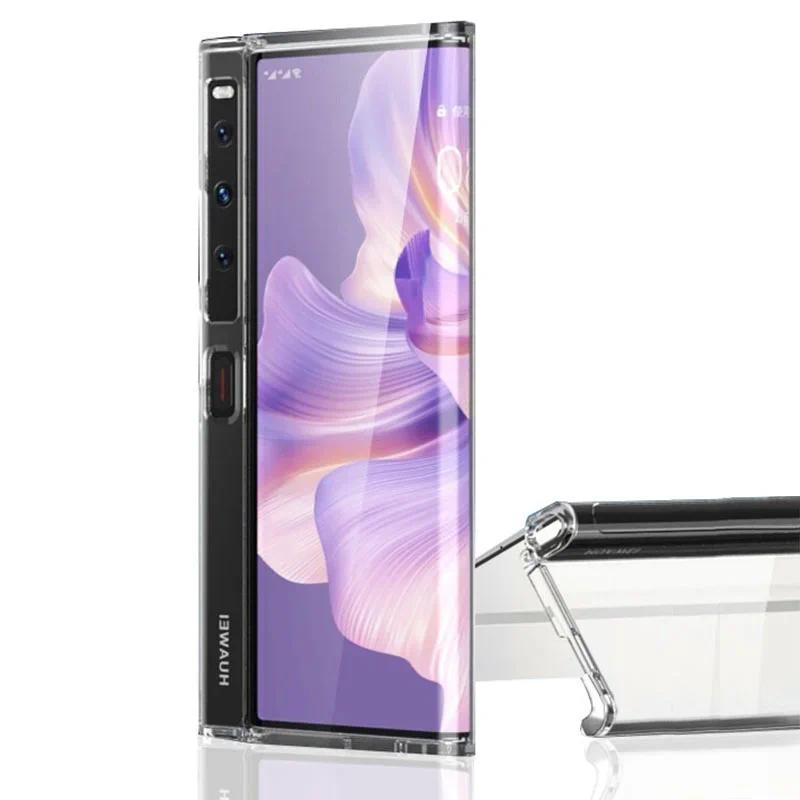 Bumper for Huawei Mate XS 2 XS2 Transparent Case Foldable Frame Shockproof Protect Border PC Cover f