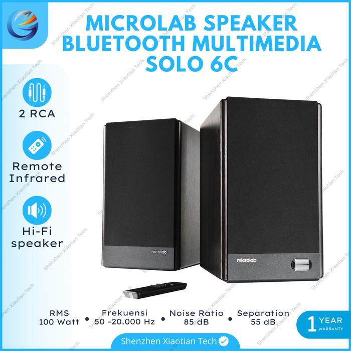 New Microlab Solo 6C 100 Watt Speaker Stereo 2.0 Hifi High Fidelity
