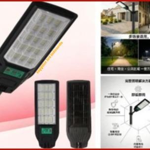 PJU SOLAR 200W CAHAYA PUTIH LAMPU JALAN 200 WATT 6500k PJU 200W REMOTE + RADAR SENSOR + TIMER