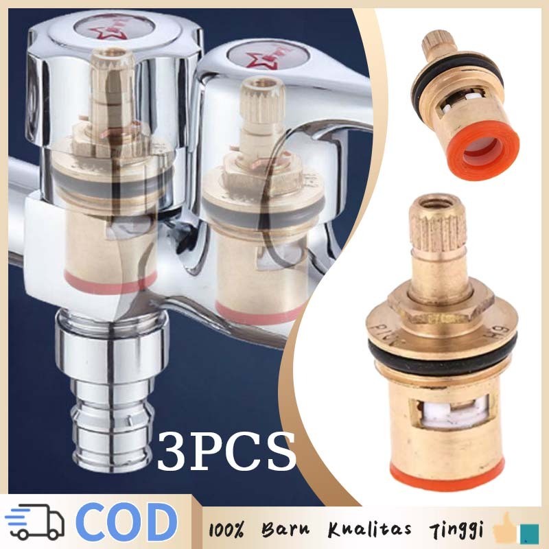 CIKUCHI Isi3 Jantung Kran Air Cuci Piring Jantung Keran Air Jantung 3Pcs Kran Cuci Piring Jantung Kr