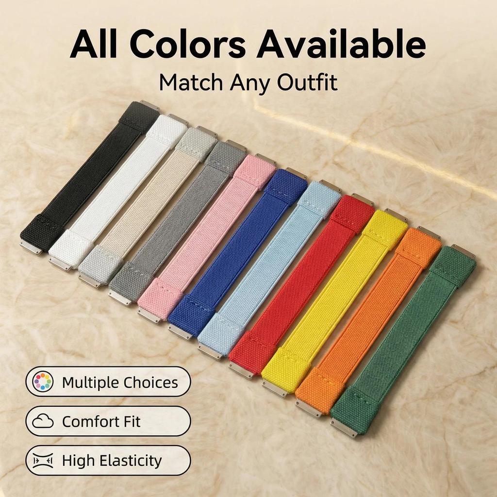 New Customized Elastic Nylon FKM WatchBand For Richard Miller Rm67Rm67-01Rm67-02 Diy Loop Watch Stra