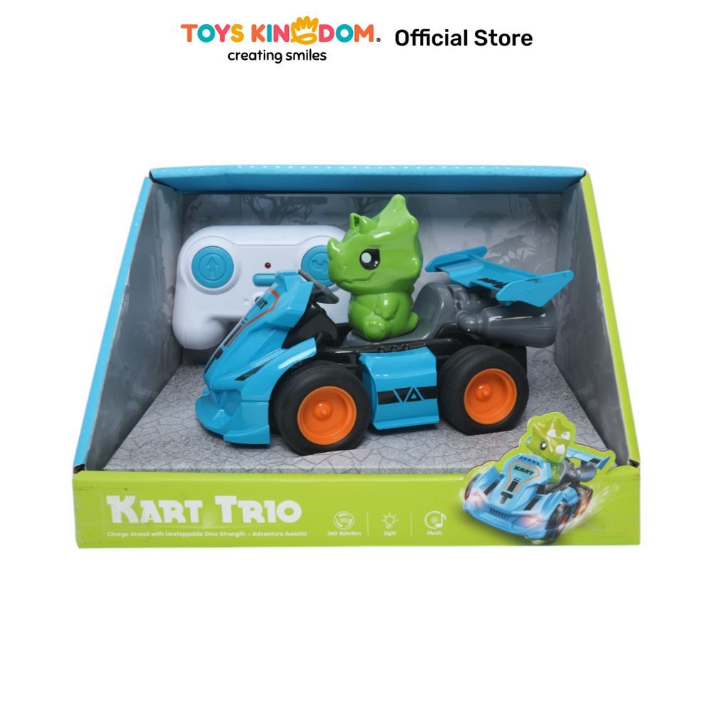 Toys Kingdom Cruzer City Wheels Kart Trio - Biru Mobil Kart Mainan Kendaraan Anak
