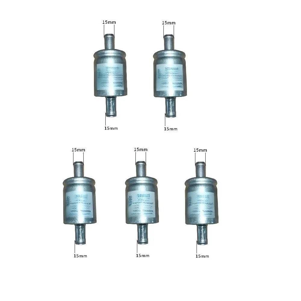 5 Pcs High Quality Imported Quality LPG CNG Gas Filter For Gas Car 15mm