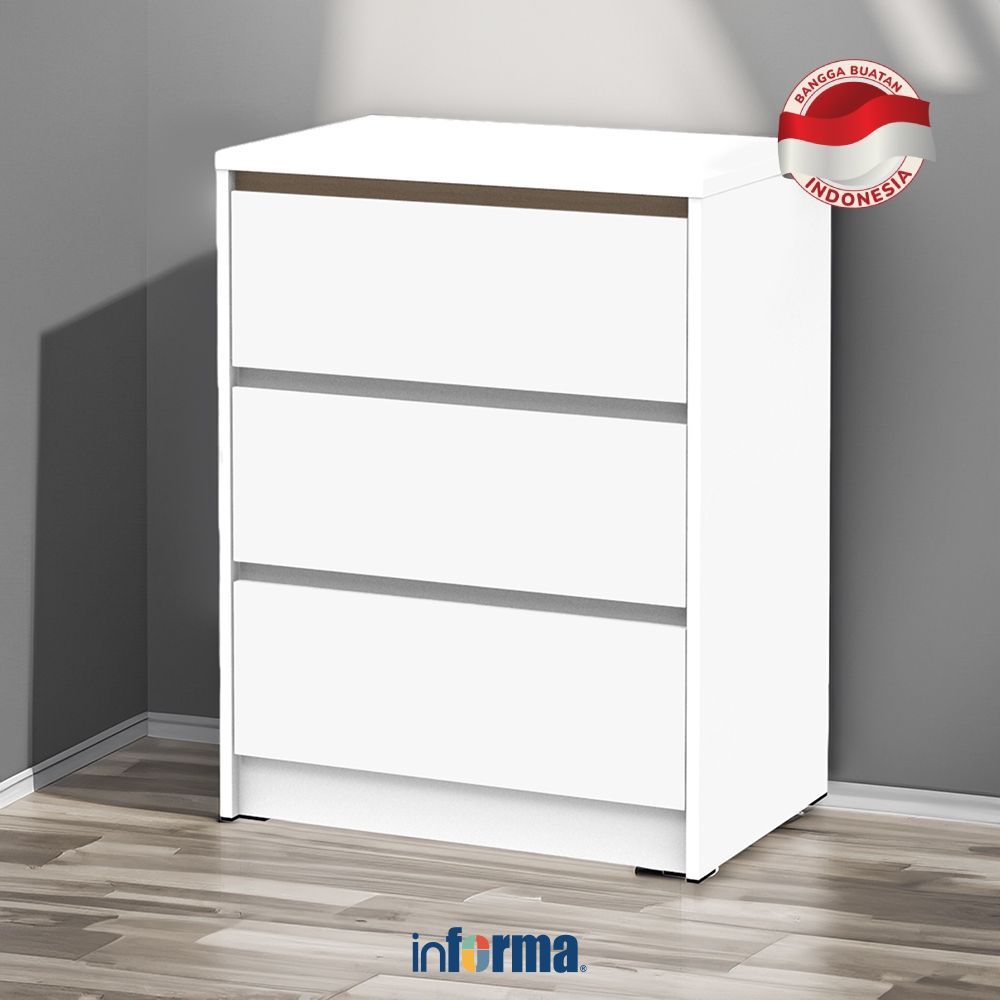 Informa Rana Laci Penyimpanan 3 Tingkat Cabinet Lemari Laci Dresser Storage Drawer Laci Baju Organiz