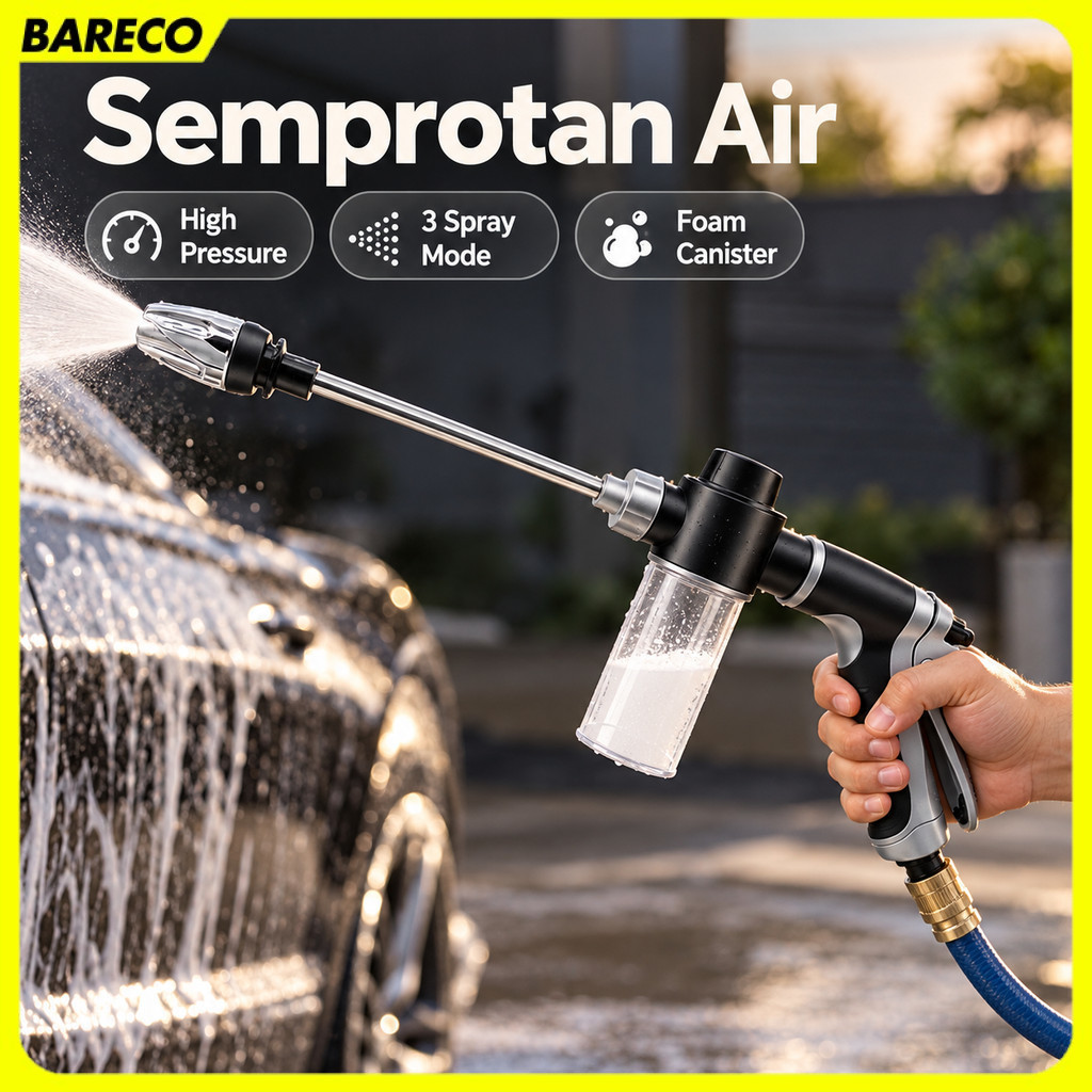 Semprotan Air Steam Cuci Mobil High Pressure Foam Water Gun - HP-10
