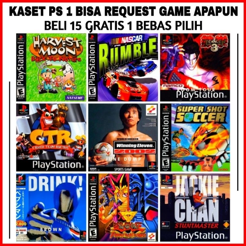 Kaset Game Ps1 Ps 1 Playstation 1 Lengkap Bisa Request