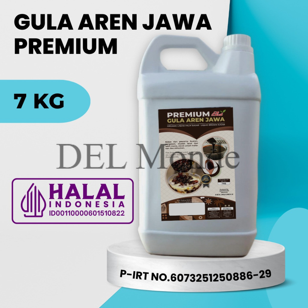 

PromoGULA AREN CAIR 7 KG ( 5 liter ) - Brown Sugar Liquid / Palm Sugar Syrup / Gula Jawa Aren