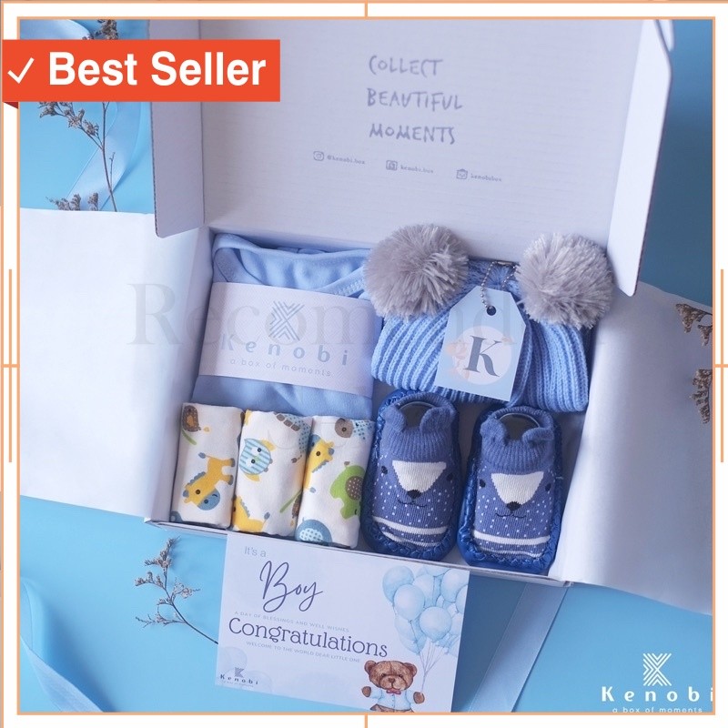 Style Kekinian Termurah / [NEW] SLOTH (SE) BOX | Baby Hampers | Kado Lahiran | Hampers Bayi boy Girl