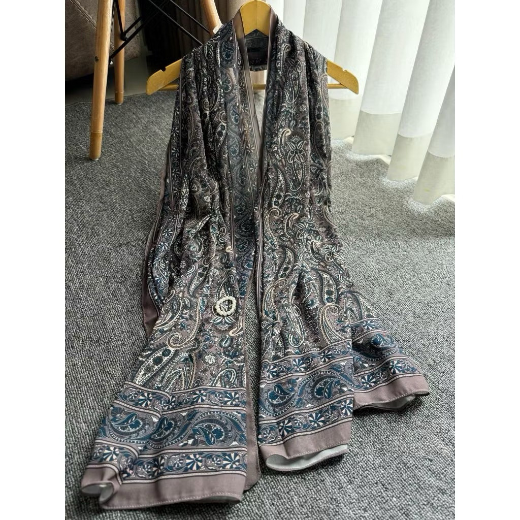 New Hijab Pashmina Turkey Cashmere Hijab Motif Turkey