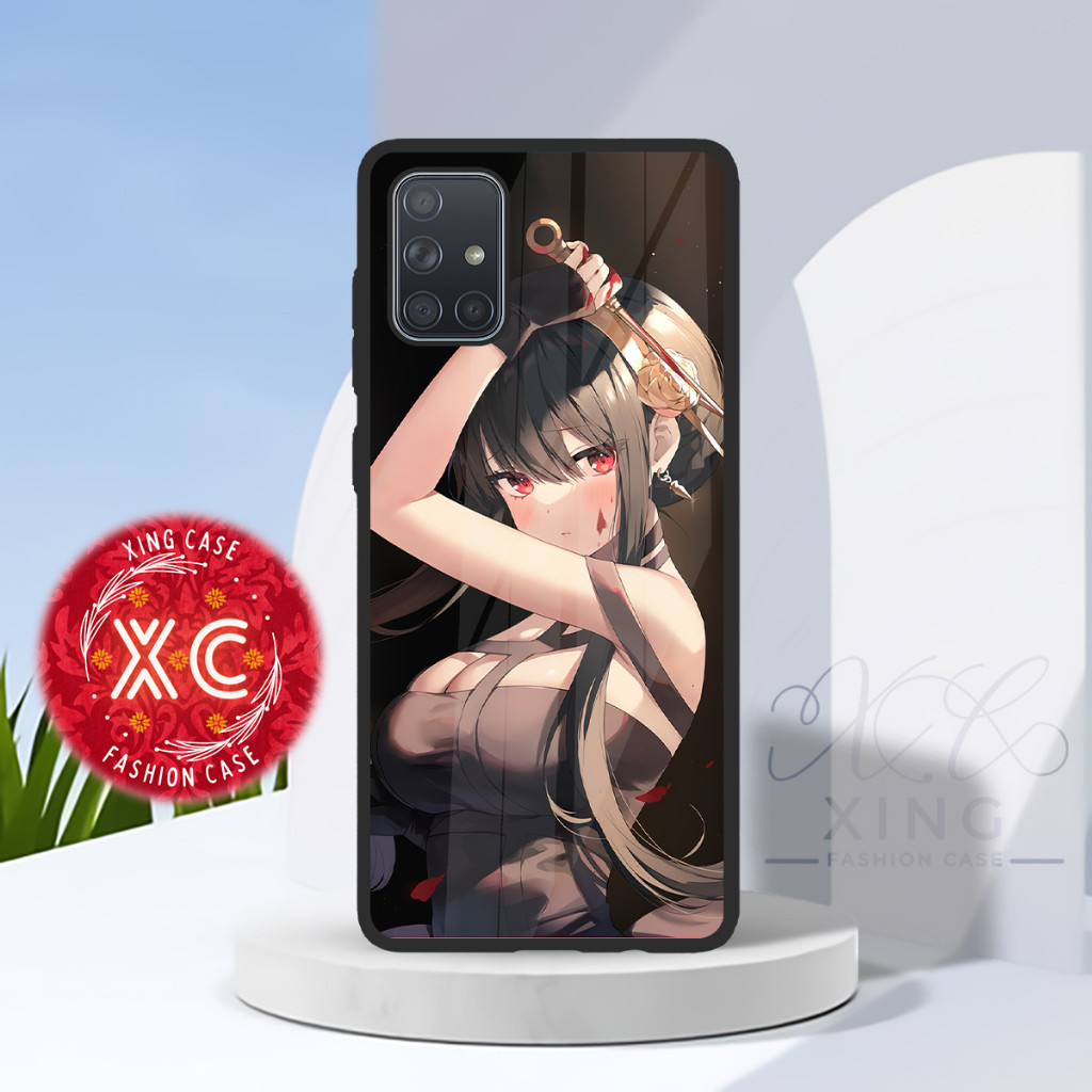 |AN30| XING CASE HP SAMSUNG A71 A51 A31 M51 GLOSSY KILAU EFEK KACA | REQUEST CASE HP CUSTOM SOFTCASE
