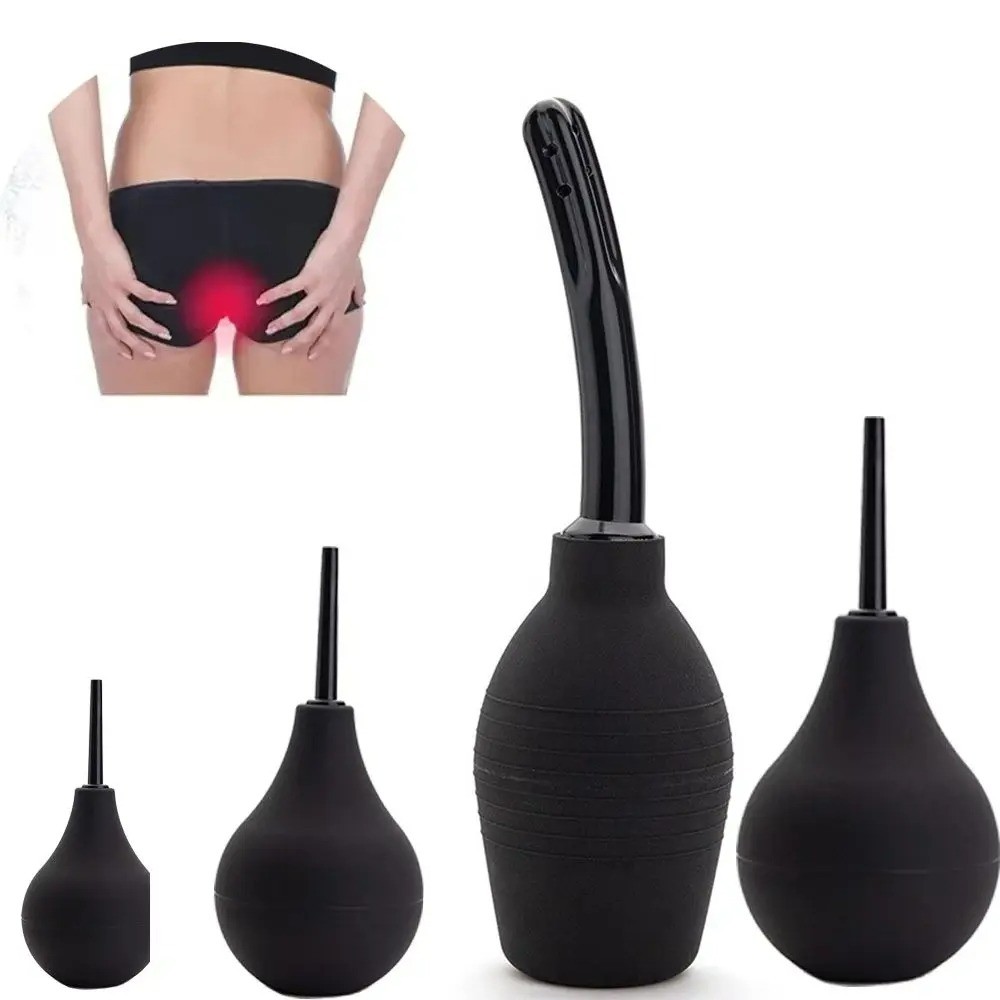 Small Capacity 89ml Portable Bidet Cleaner Rectal Enemator Enema Syringe Stream Douche Colon Enema C