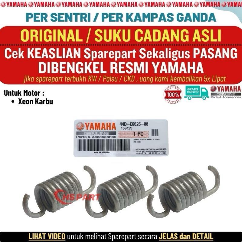 Per Sentri Kampas Ganda Kopling Xeon Karbu Original Yamaha 100%