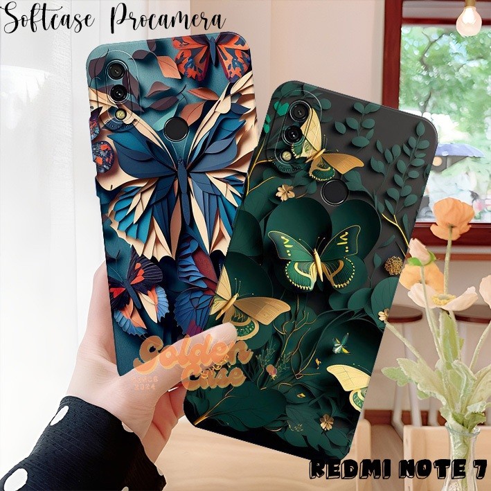 [GCS648] Bumper tpu REDMI NOTE 7 / NOTE 7 PRO / NOTE 8 / NOTE 8 PRO / NOTE 9 / NOTE 9 PRO Motif kupu