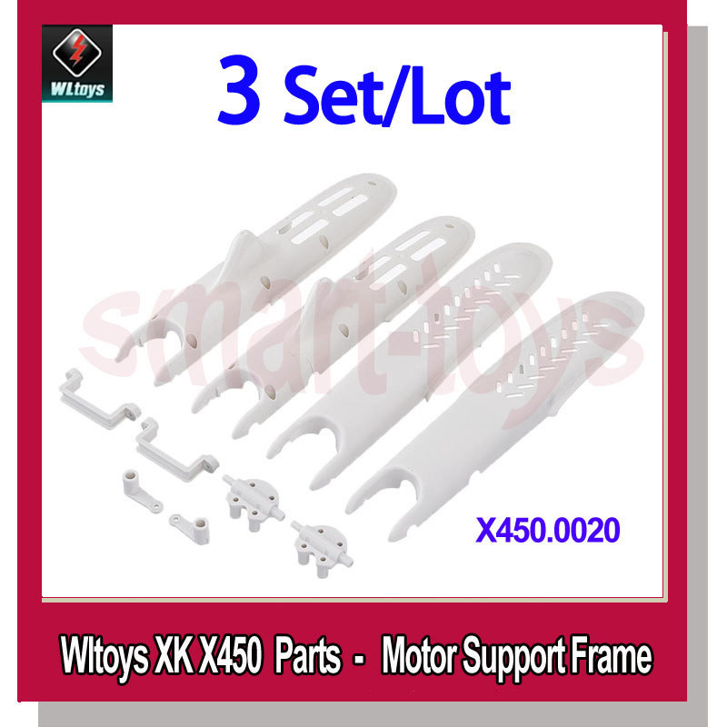 Wltoys XK X450 Motor Base Bracket Kit X450-0020 Motor Support Frame for Wltoys X450 Fixed Wing RC Ai