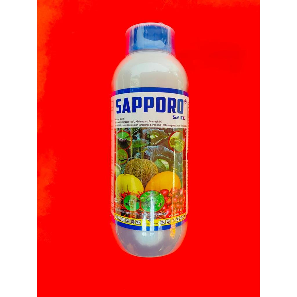 SAPPORO 52EC isi 500ml 1 liter Insektisida bahan aktif Emamektin benzoat 52 g/l  dari SANTANI AGRO M