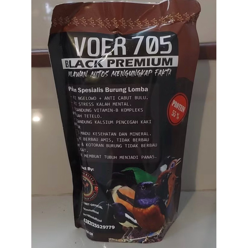 voer 705 black premium 250 gram