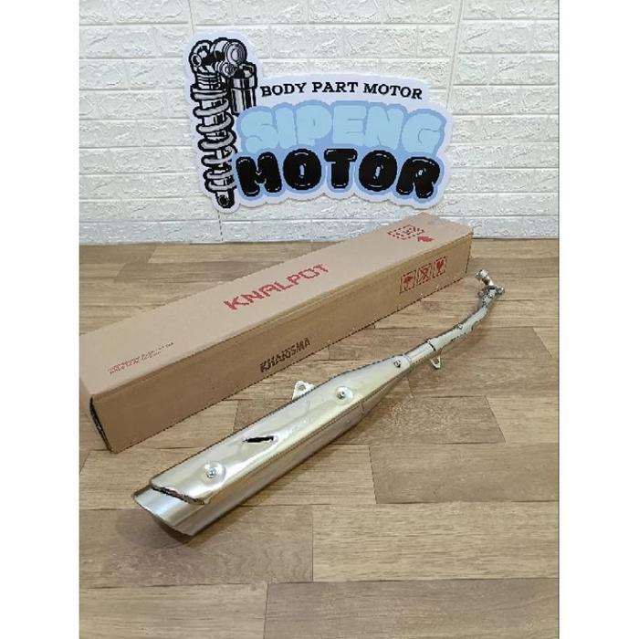 KNALPOT STANDARD HONDA SUPRA X 125 LAMA OLD 2004 2005 2006 2007- Knalpot Standard Motor - Sparepart 