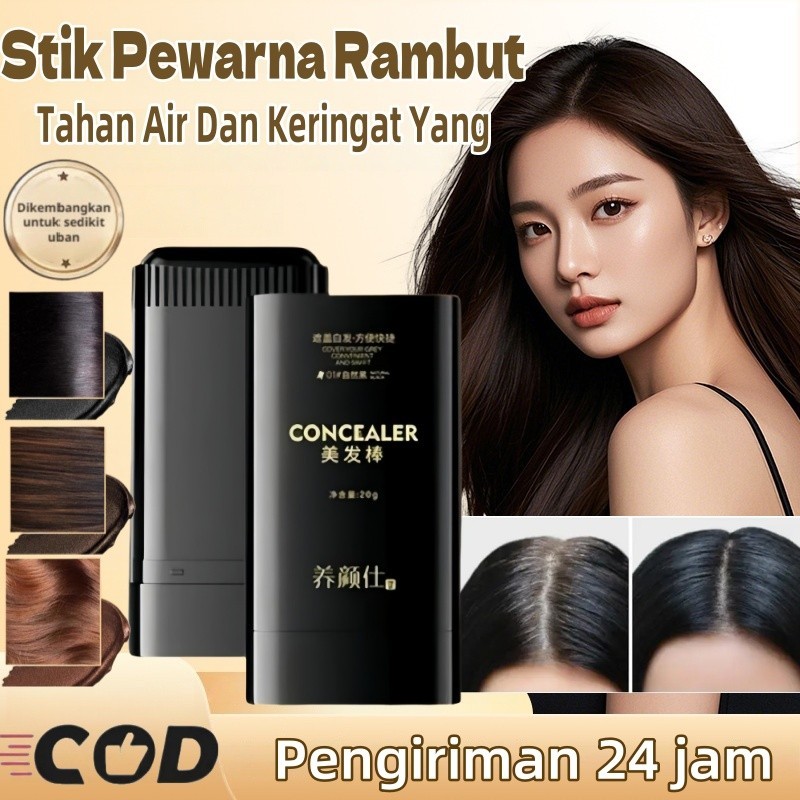 Stik Pewarna Rambut untuk/Penutup Uban Permanen/Alat Semir Rambut/Cat Rambut/Penghitam Rambut Uban P