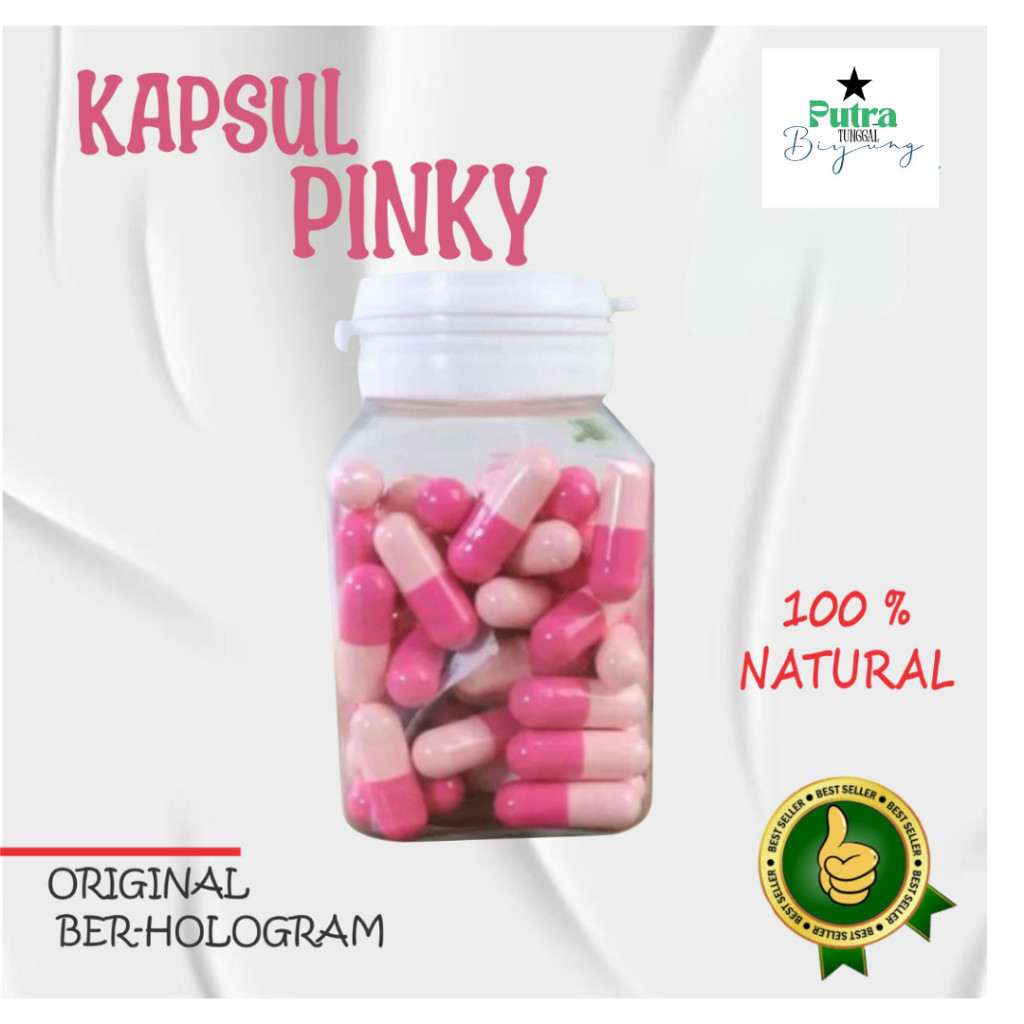 Obat Diet Pinky Kapsul Pelangsing Original Ampuh/Kapsul Diet Penahan Nafsu Makan-Penghilang Lemak 30