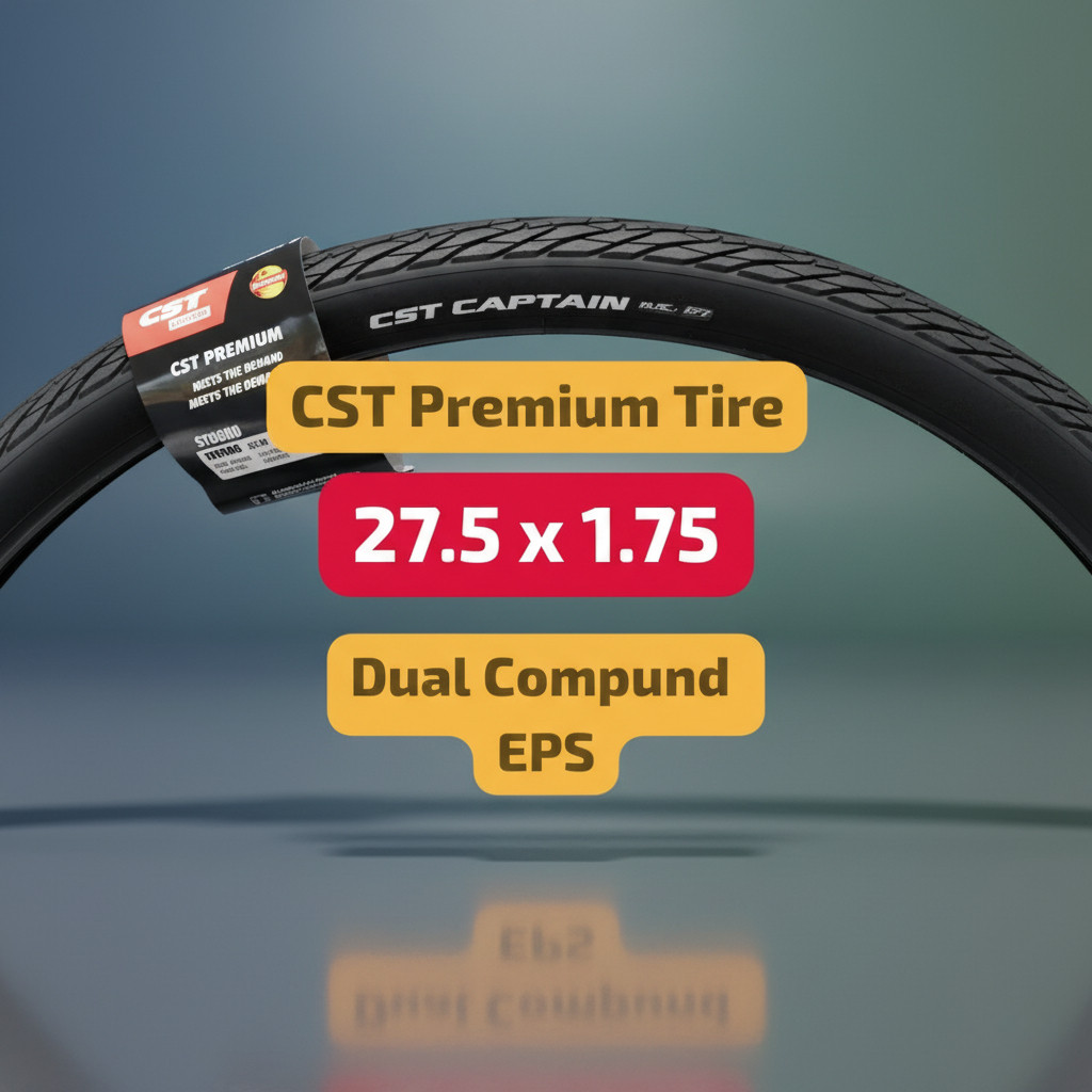 CST Captain Ban Luar 27.5 x 1.75 27.5x1.75 MTB Gravel Hybrid Tire Grip Traksi Berbagai Medan Awet